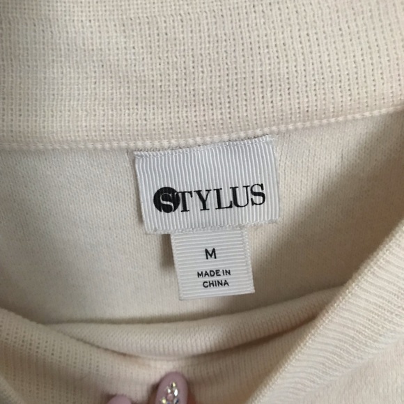 White lace thick sweater - Picture 2 of 3